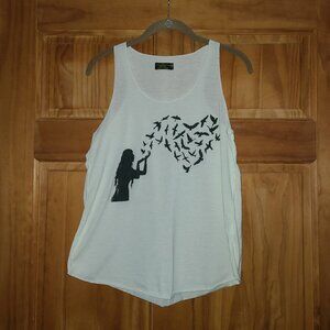 The Collection Royal White Tank Top